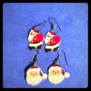 SANTA EARRINGS